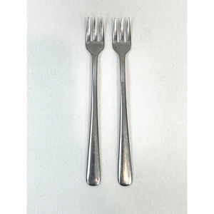 THOR Stainless Steel Cocktail Forks - Set of 2 Forks - Vintage Stainless Forks